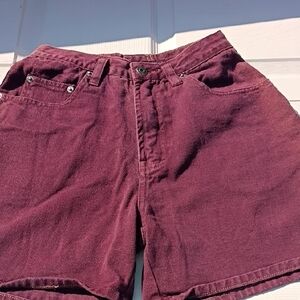 UNIONBAY Maroon Cotton Shorts